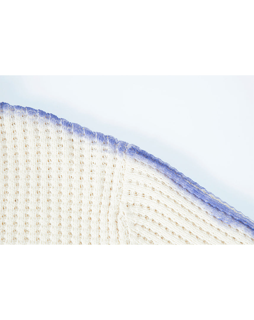 Soft Beige Blue Washed Knit (Pre-Order)