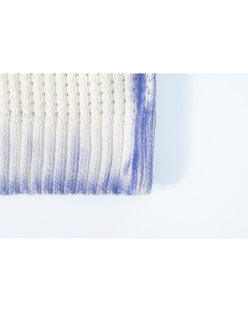 Soft Beige Blue Washed Knit (Pre-Order)