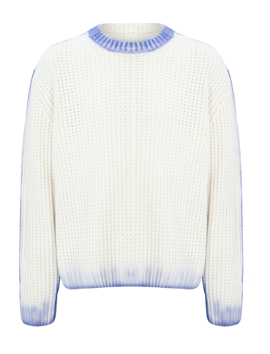 Soft Beige Blue Washed Knit (Pre-Order)