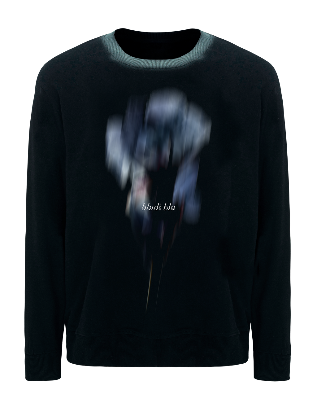 Blurred Flower Black long-sleeve.