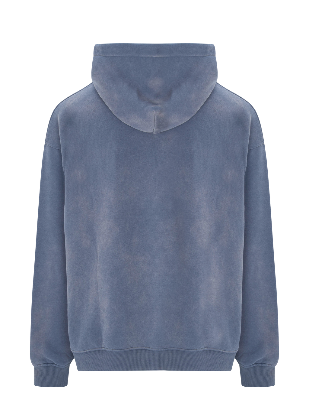 Grey Blue Washed Hoodie