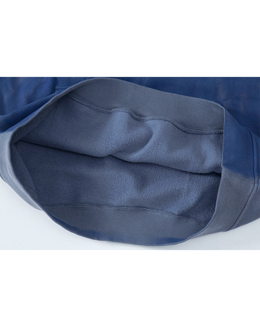 Grey Blue Washed Hoodie