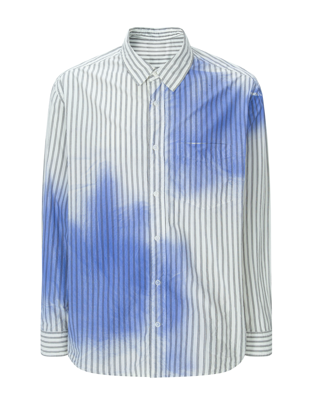 Blue Washed Stripe Shirt
