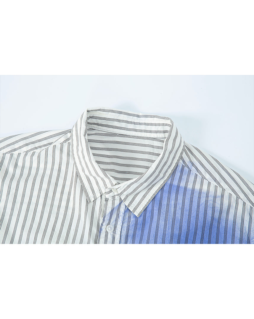 Blue Washed Stripe Shirt