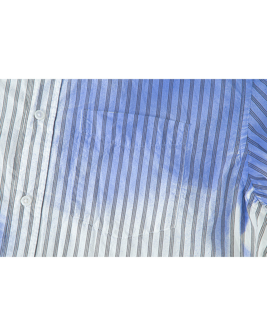 Blue Washed Stripe Shirt
