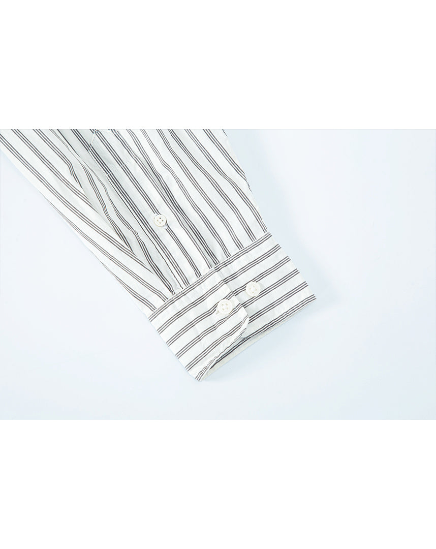 Blue Washed Stripe Shirt